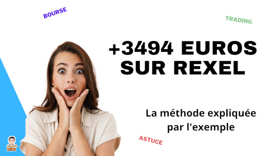 Gain de +3494 euros sur l’action Rexel