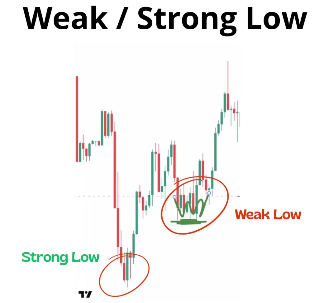 weak low & strong low