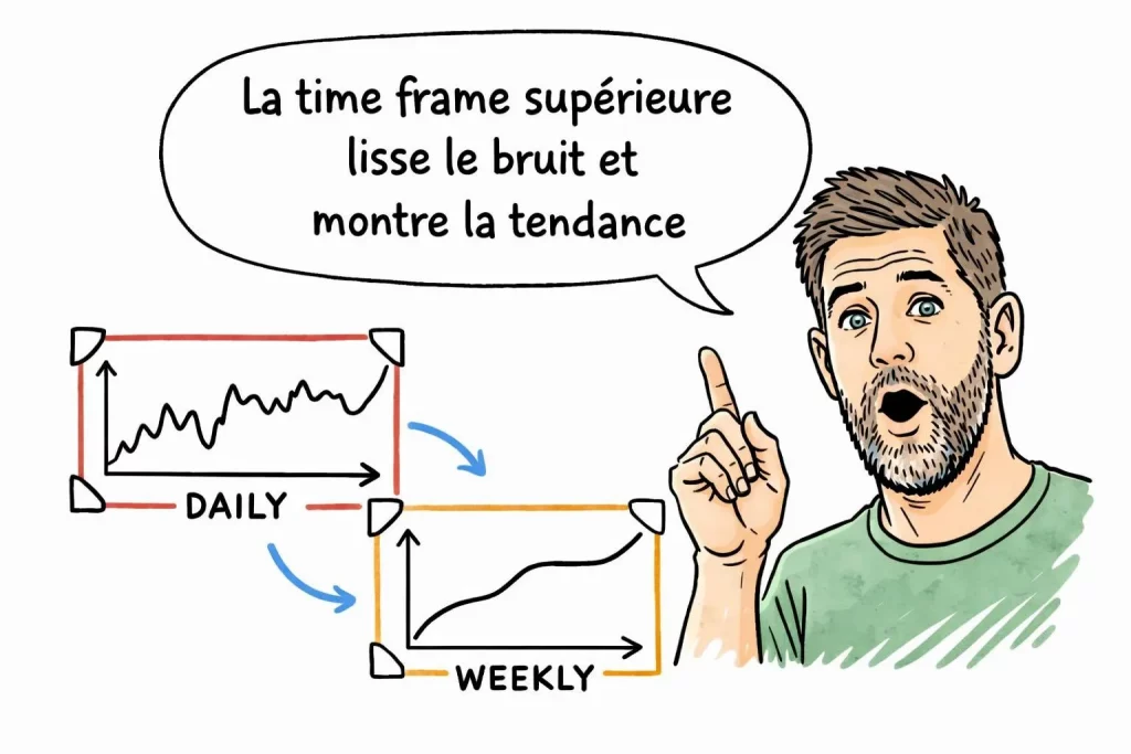 lissage par time frame supérieure