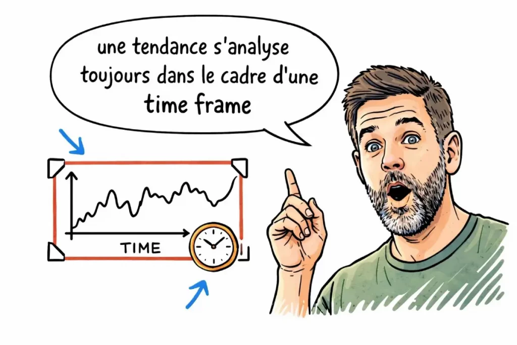 une tendance correspond toujours à une time frame