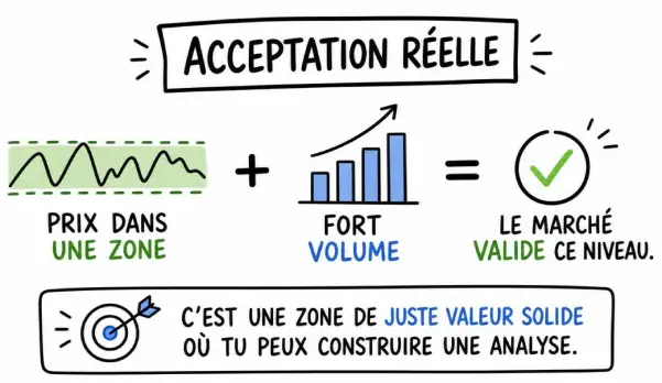 Acceptation réelle du prix
