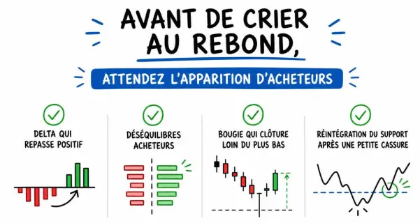 Vérifier un rebond avec le footprint.