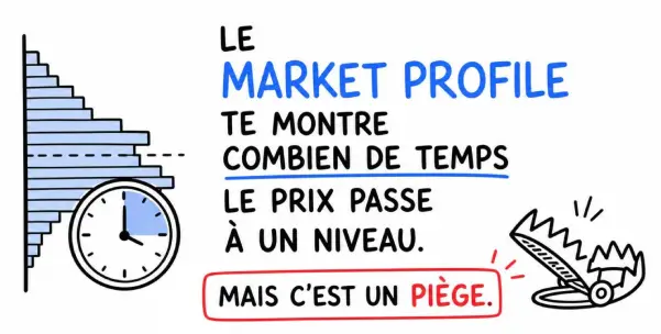 le market profile est un piège que corrige le volume profile
